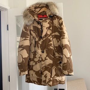 Woolrich John Rich & Bros camo Arctic fur parka